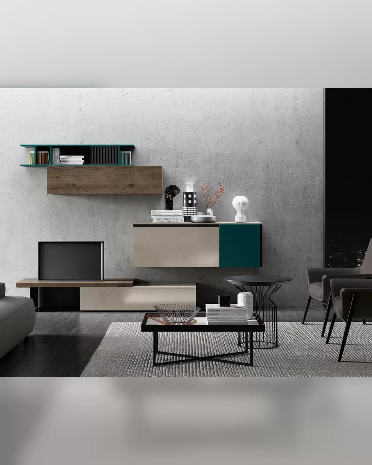 Bomber Coffee Table by Dall'Agnese, italian modern coffee table