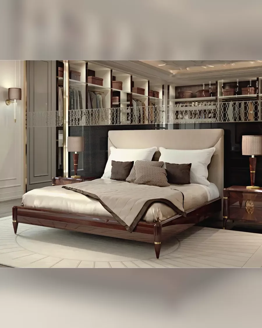 Ellipse Upholstered Bed, Francesco Pasi bed