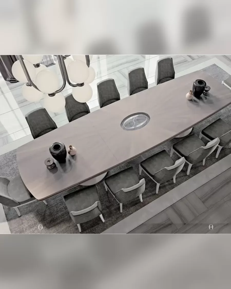 Ellipse Five-Metre Dining Table by Francesco Pasi, Ellipse lacquered dining table