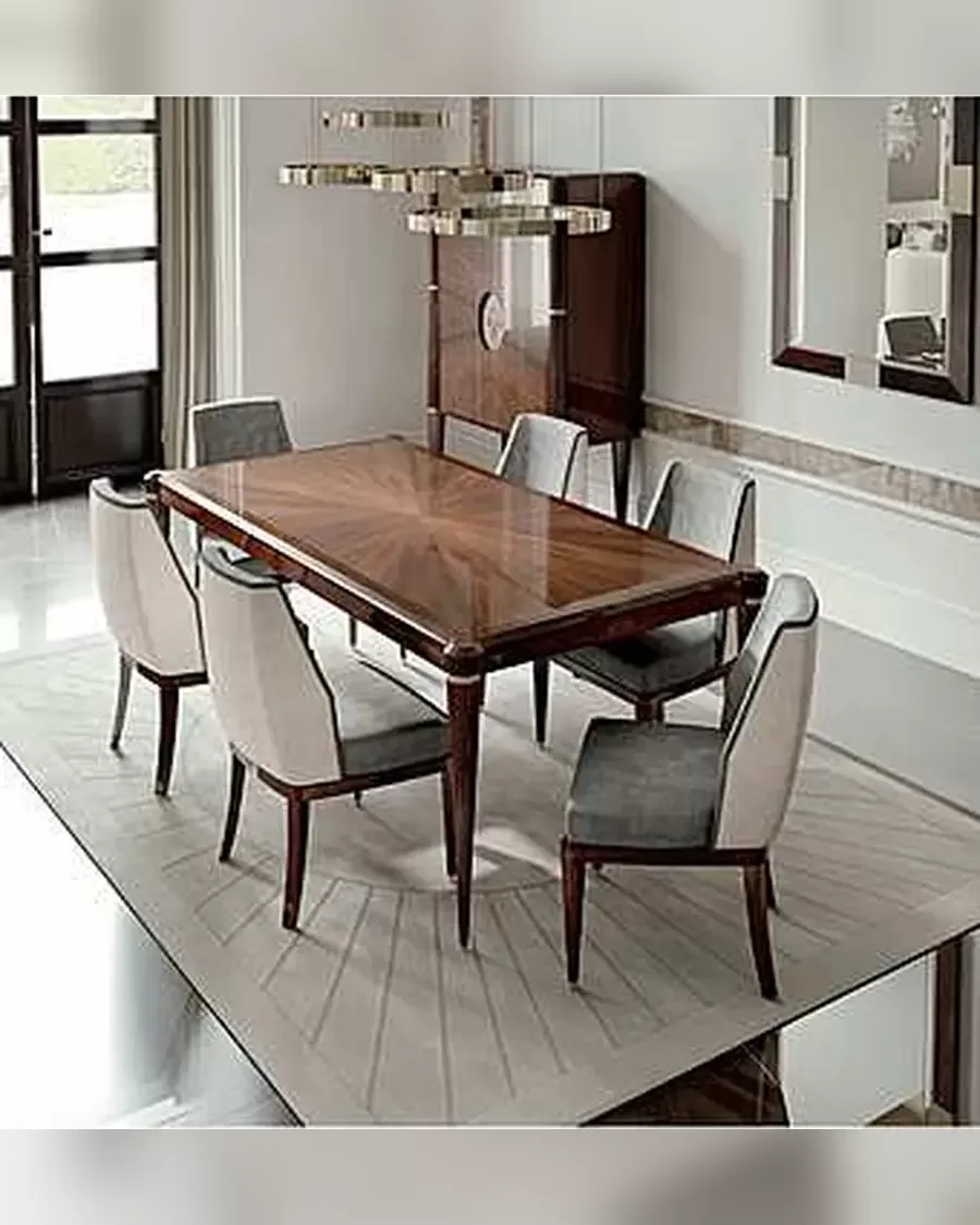 Ellipse Round Dining Table by Francesco Pasi, Ellipse lacquered dining table