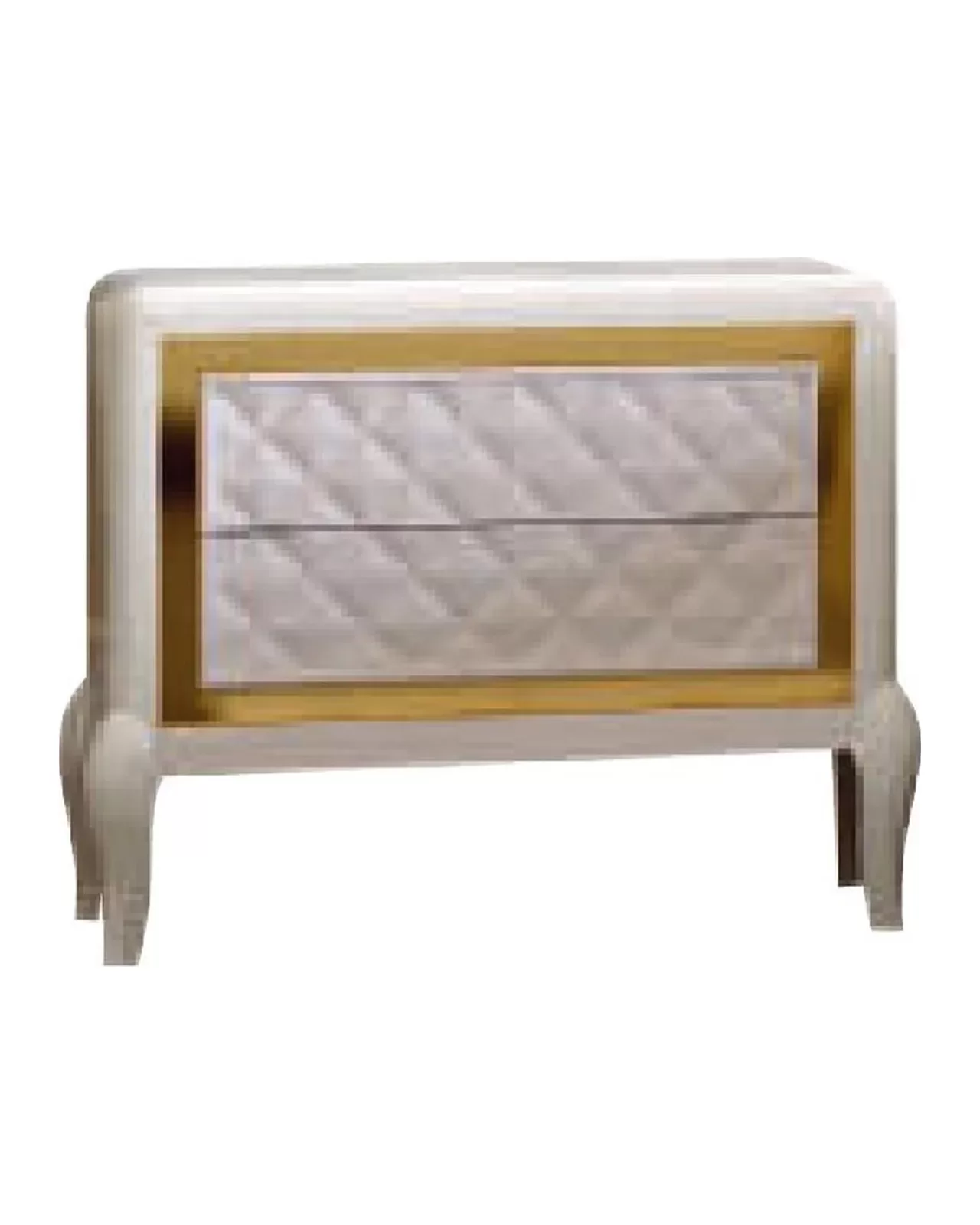 Ocean Chest of Drawers, Hand-quilted rhombus-pattern facade by Francesco Pasi, Ocean bedroom collection