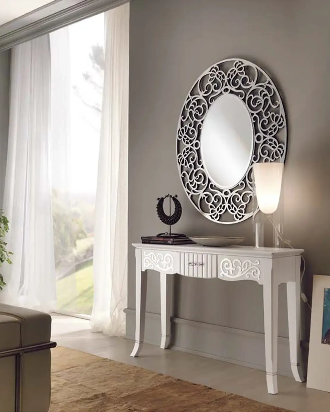New Deco Console with Natural Panels, New Deco console table by Francesco Pasi