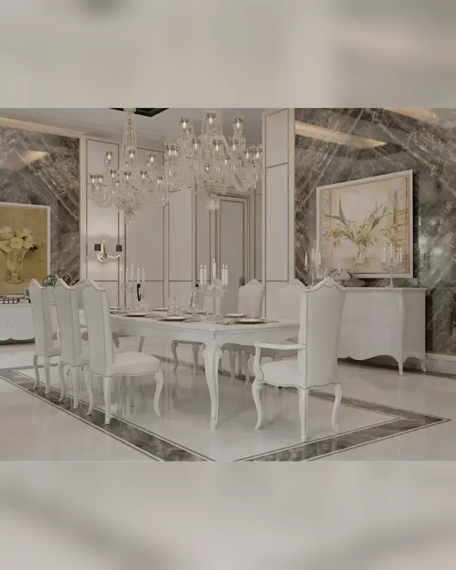 Opera Dining Table 3009 by Francesco Pasi, Opera carved dining table