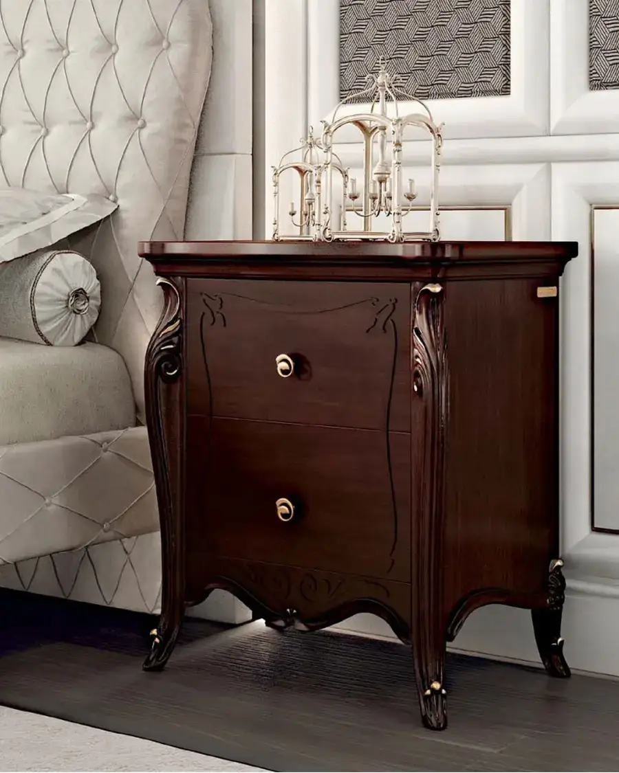 Opera Nightstand 3055 by Francesco Pasi, Italian nightstand for a modern bedroom