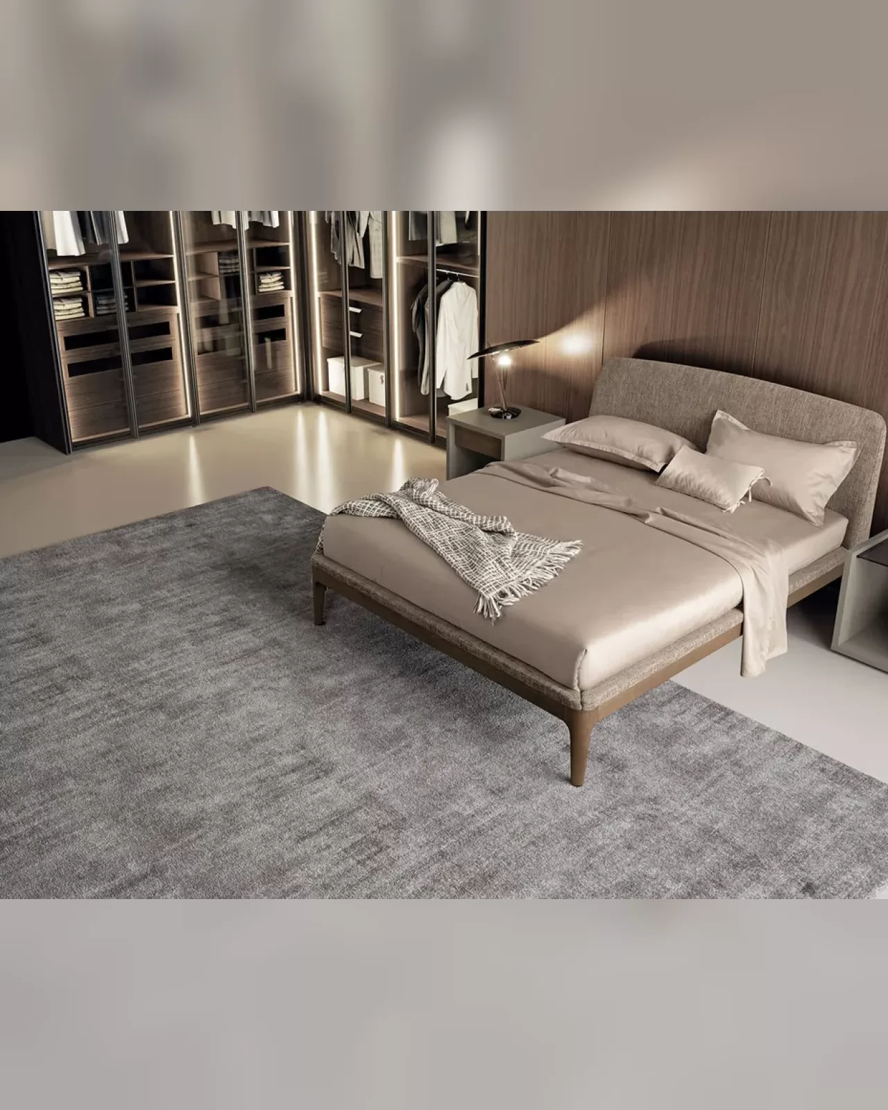 Letto Elegance, letto imbottito Dall'Agnese