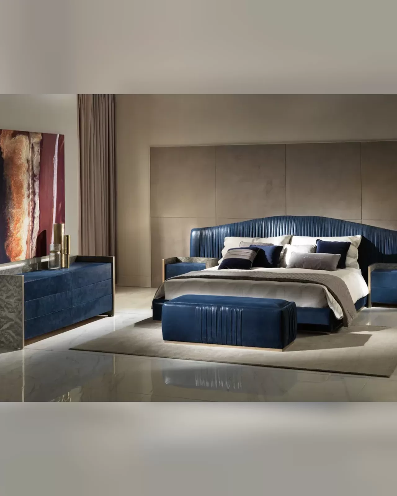 Letto Licena di Epoque, letti made in Italy
