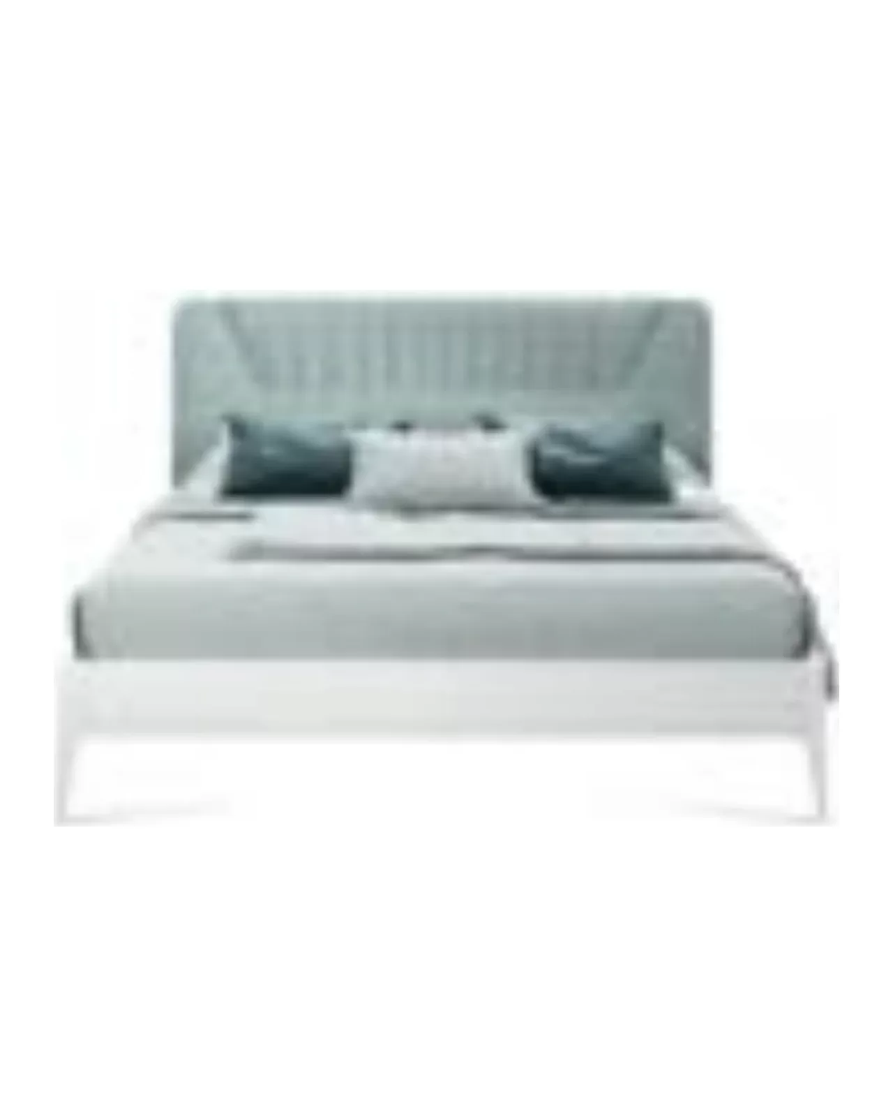 Letto Musa, Testiera modello C, 160x200, letto imbottito Francesco Pasi