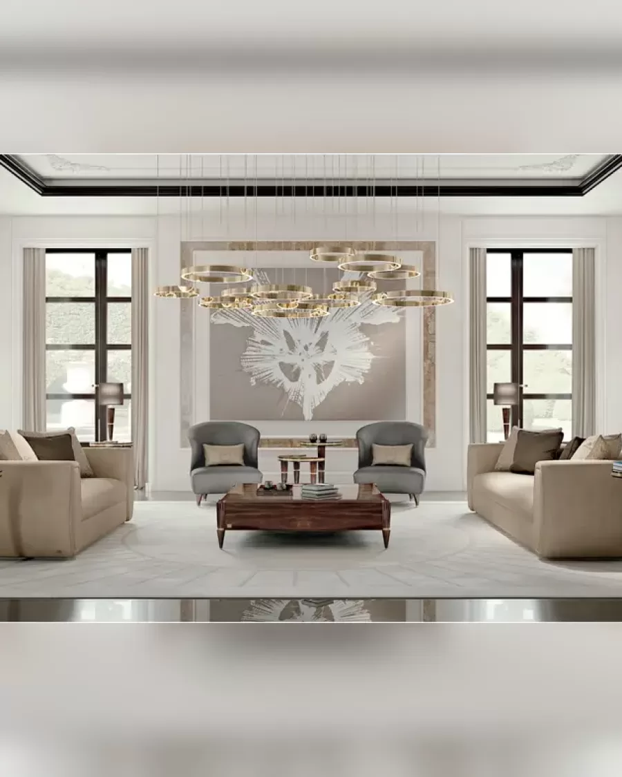 Ellipse Shaped Armchair by Francesco Pasi, armchair next to a cocktail table
