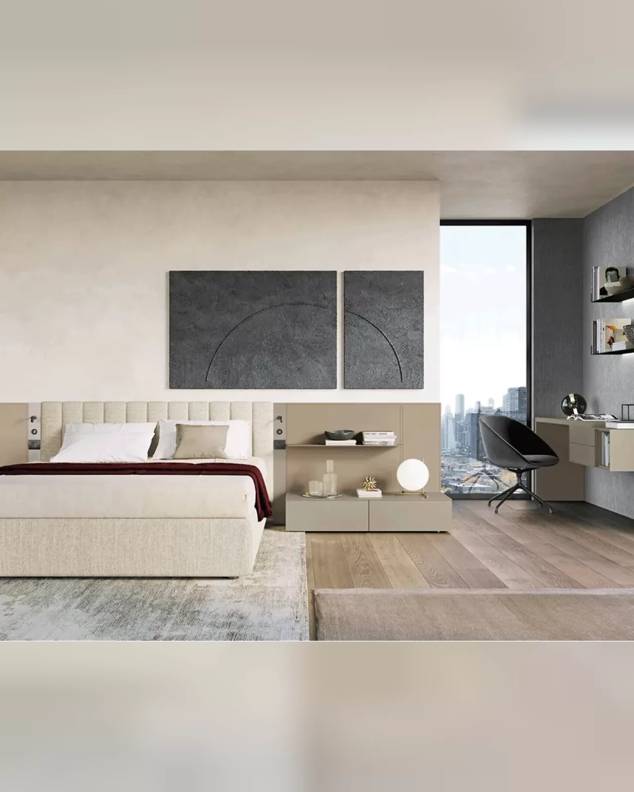 Modula Desk by Dall'Agnese, home office desk in four versions