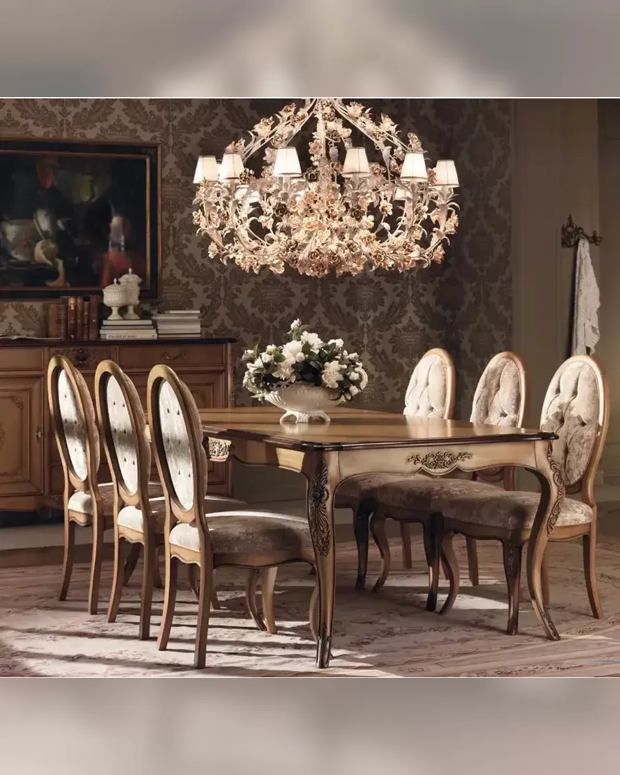 Gran Guardia Dining Chair 2010 by Francesco Pasi, wooden dining chair with a capitonné back