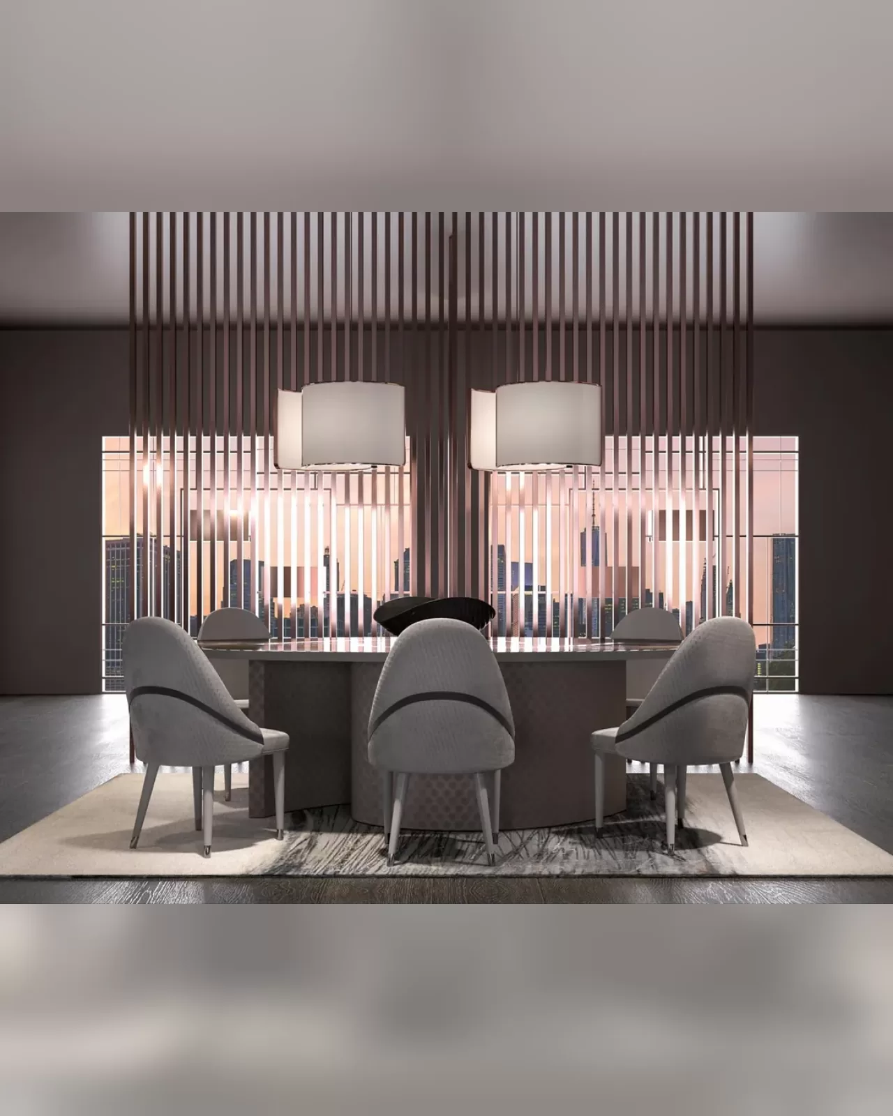 Wotan Dining Table by Epoque, piece of a modern dining room set