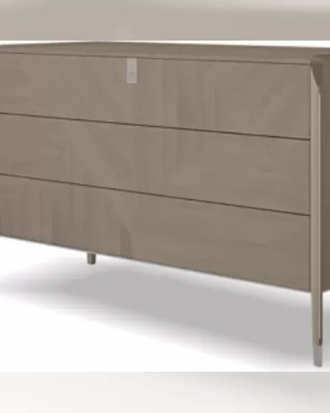 Icon Chest of Drawers, walnut dresser in Canaletto walnut