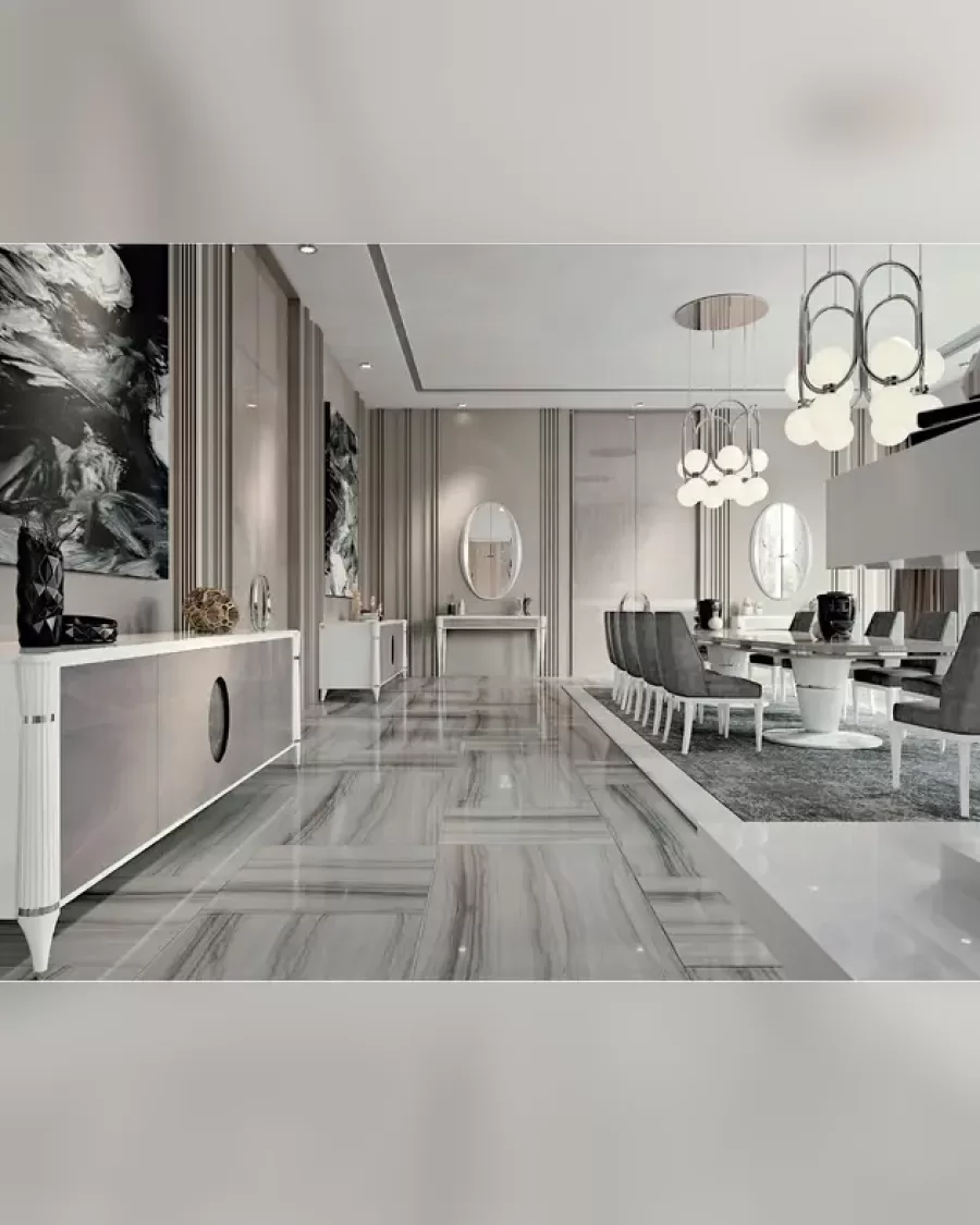 Ellipse Sideboard with Marble Oval by Francesco Pasi, luxury living room furniture