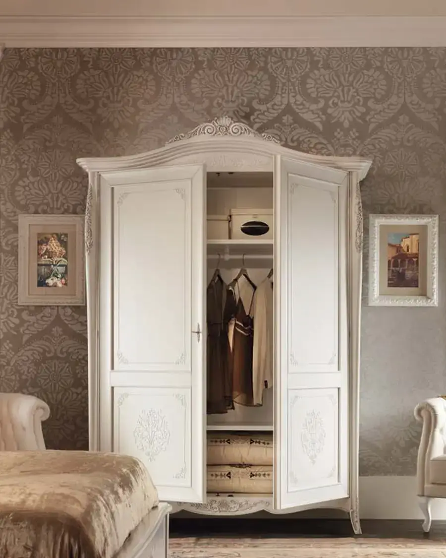 Gran Guardia Wardrobe 2067, wardrobe in the finish of luxury bedside tables