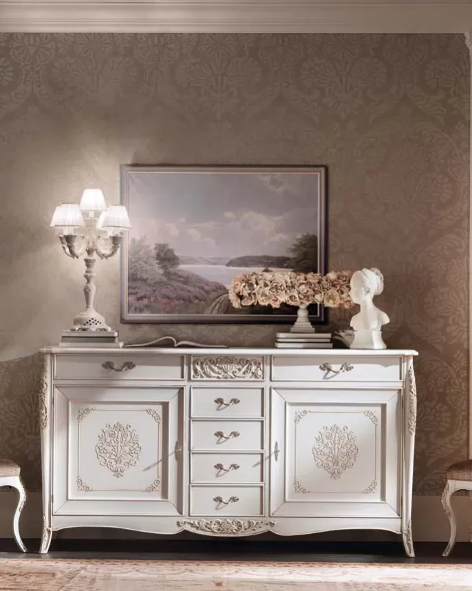Gran Guardia Large Sideboard, 2 Doors, 7 Drawers by Francesco Pasi, large sideboard