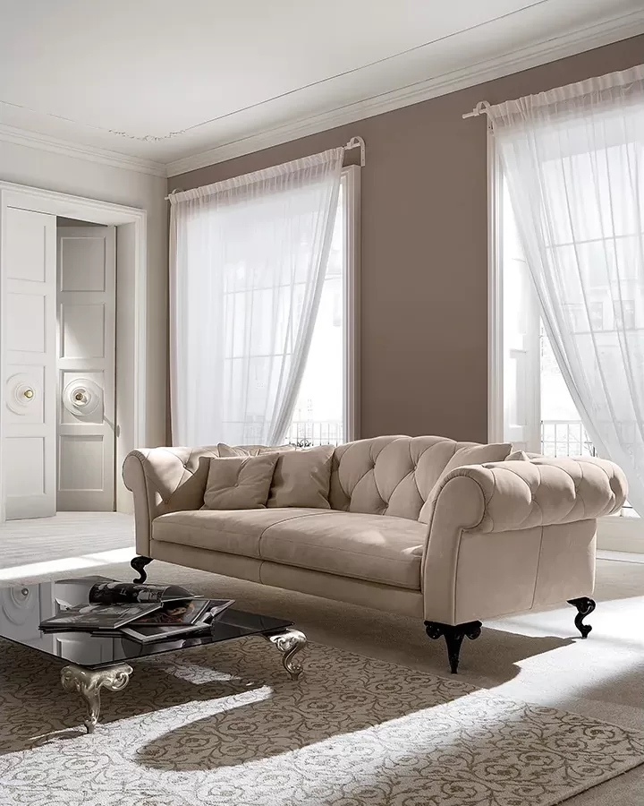 George Sofa by Cantori, Italian designer sofa, made to order in Italy