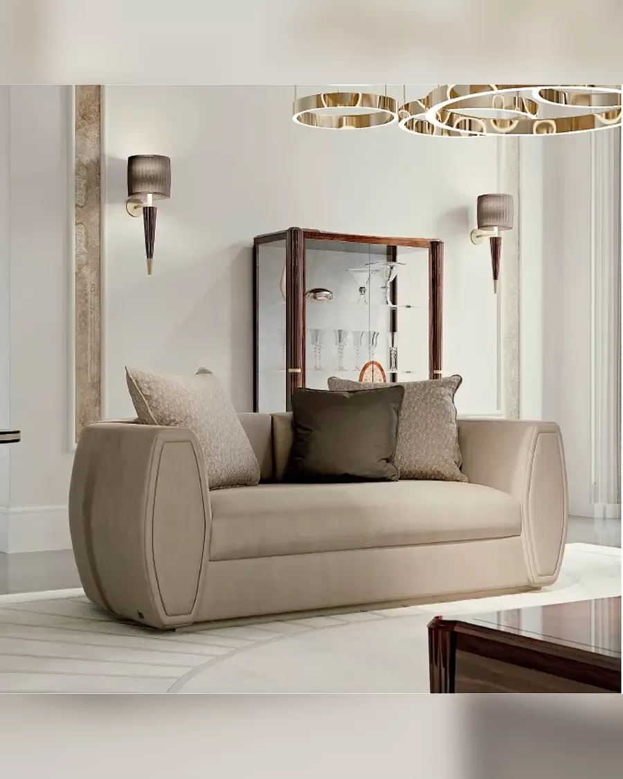 Ellipse Sofa with Rounded Arms by Francesco Pasi, Francesco Pasi furniture