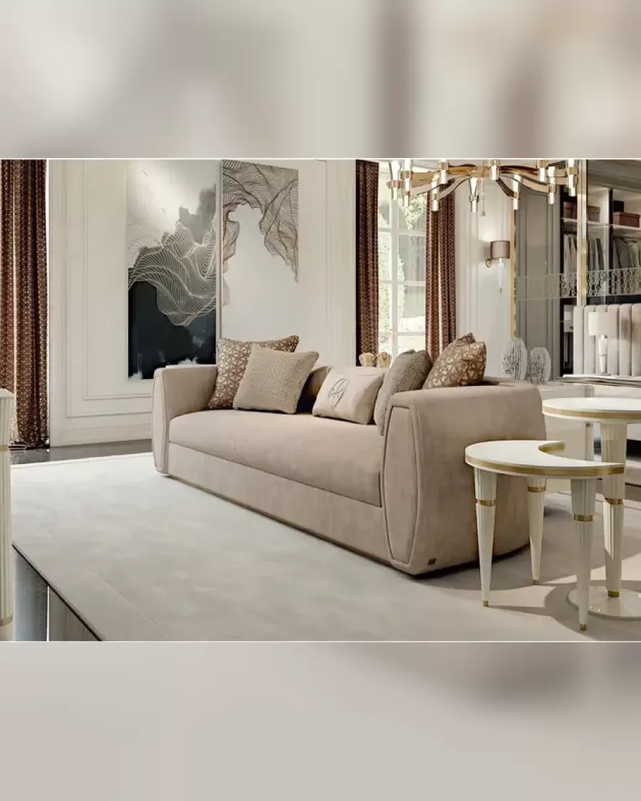 Ellipse Sofa with Rounded Arms by Francesco Pasi, Francesco Pasi furniture