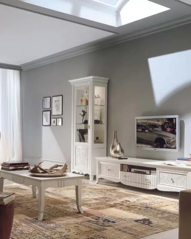 New Deco TV Base with Baskets and Drawer by Francesco Pasi, Living Room Furniture