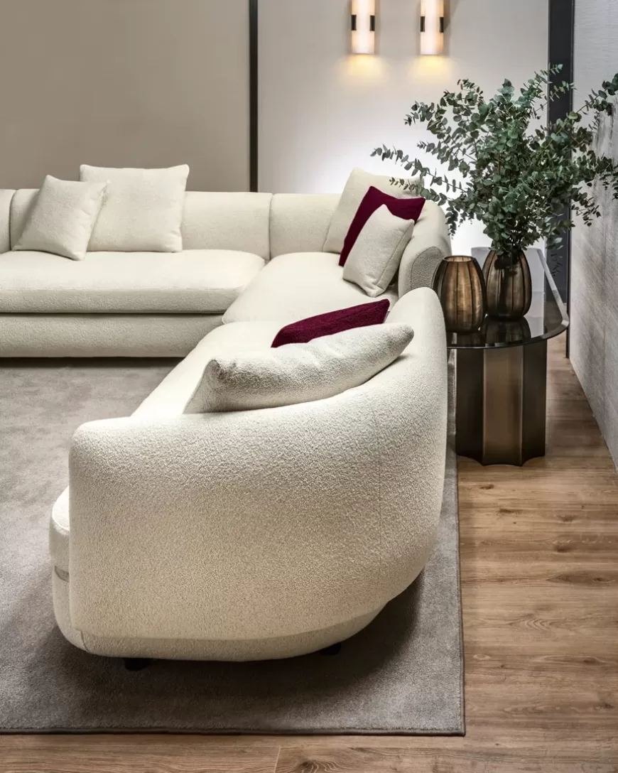 Gabrielle Modular Sofa by Cantori, Italian leather sofa