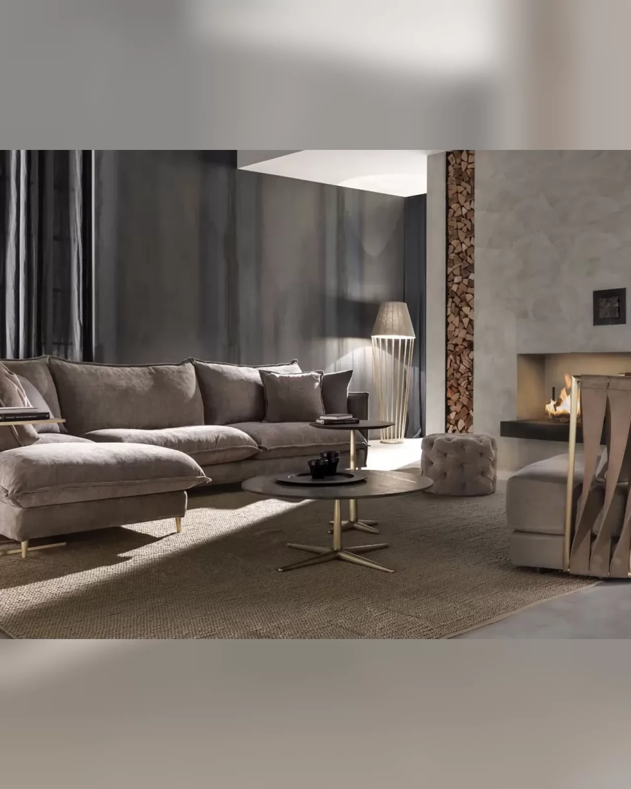 City Low Round Coffee Table, Cantori coffee table