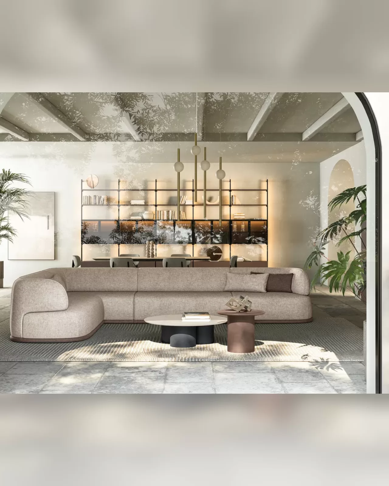 Inemuri Sofa by Dall'Agnese, modern Italian sofa, made to order in Italy