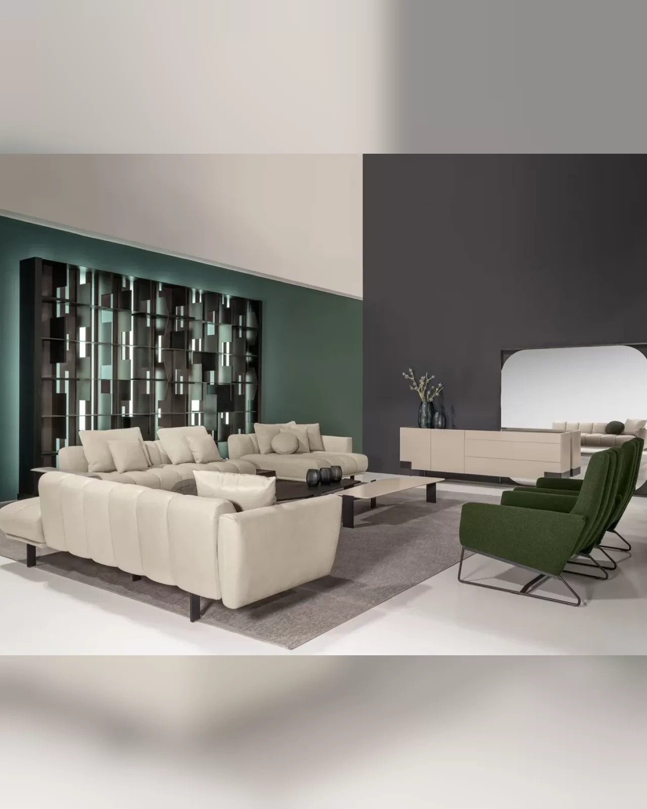 Blockbau Modular Sofa by Cantori, sectional sofa with chaise