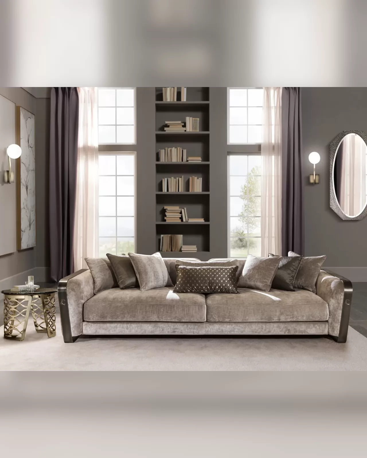 Voyage sofa by Cantori in 240 or 280 cm, sofas and couches
