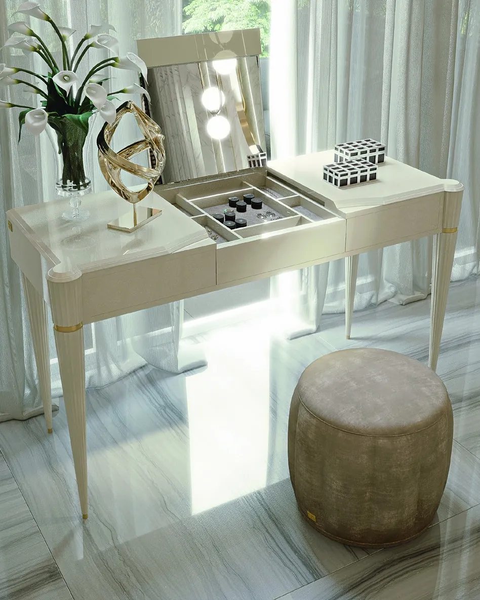 Ellipse Dressing Table, Francesco Pasi Italian furniture for the bedroom
