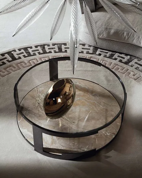 Soggiorno Alchemy di Giorgio Collection, mobili italiani per il soggiorno di un attico