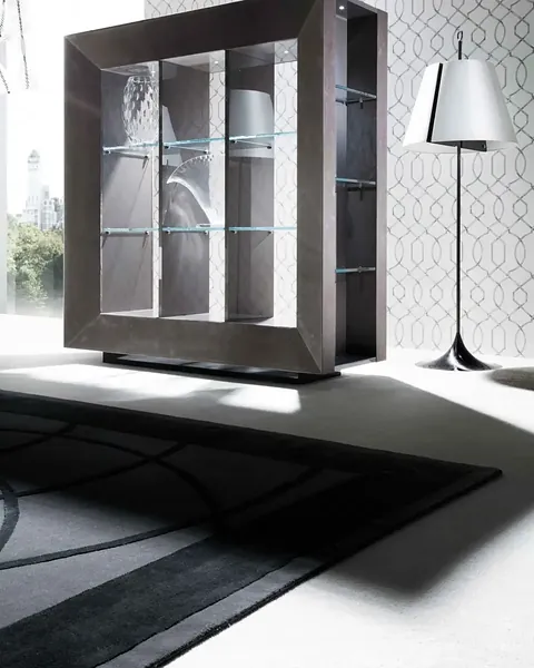 Vision display cabinet by Giorgio Collection, living room display cabinet