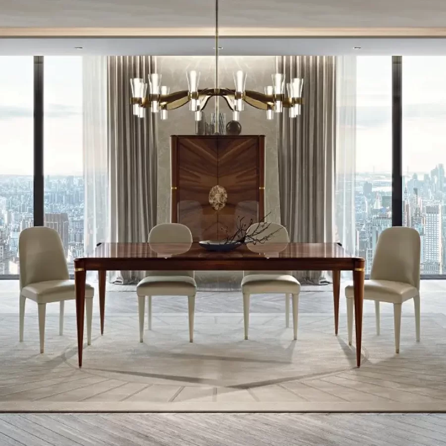 Ellipse Extendable Dining Table by Francesco Pasi, dining table and chairs, 200 to 250 cm wide