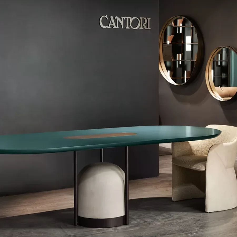 Arcano Dining Table by Cantori, luxury dining room furniture, 160 to 240 cm wide