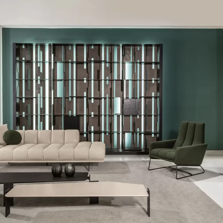 Blockbau Modular Sofa by Cantori, luxury sofa, up to 290 cm wide