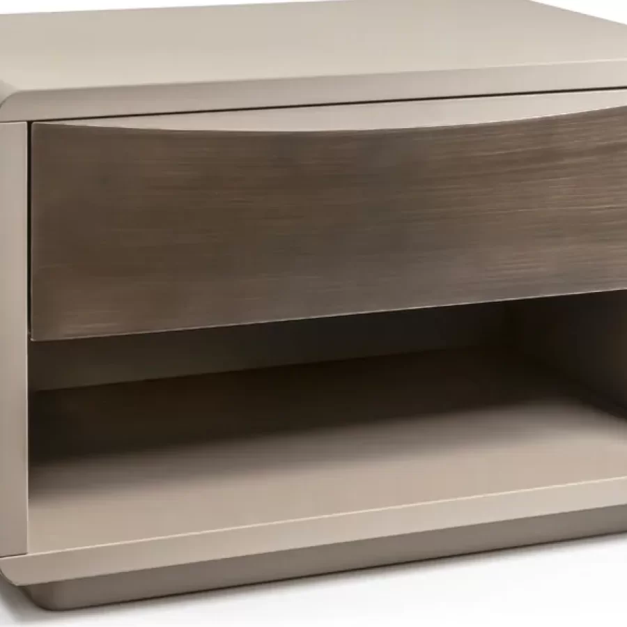 Concetto Bedside Table by Cantori, nightstand, modern bedside table, 60 cm wide
