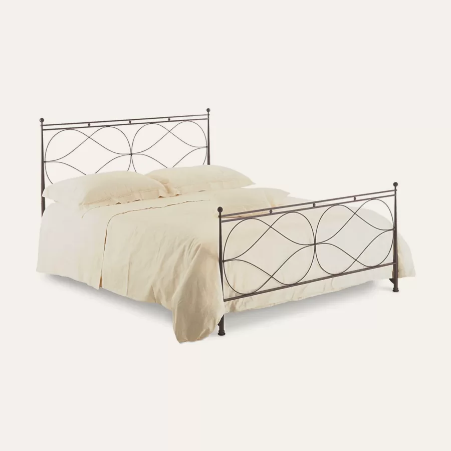 Elvis 26 Bed by Cantori, Italian furniture company for the bedroom, upholstered double bed
