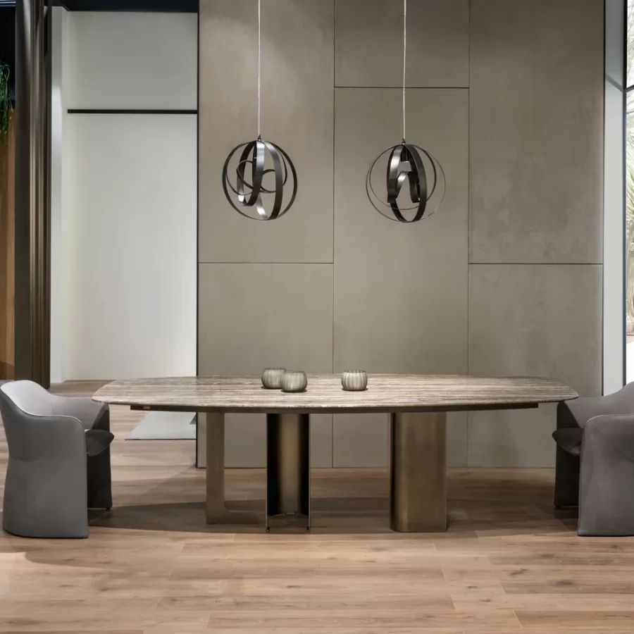Mirage 2 Dining Table by Cantori, dining room suite, 260 to 300 cm wide
