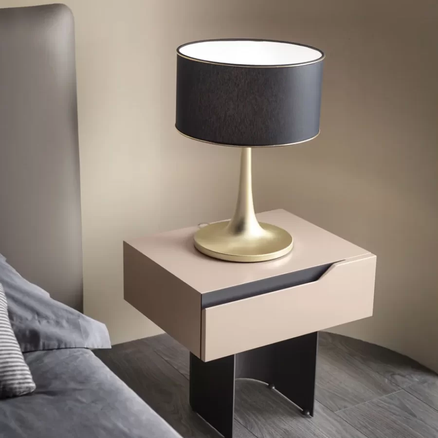 Mirage Bedside Table by Cantori, modern bedside table, 50 or 60 cm wide