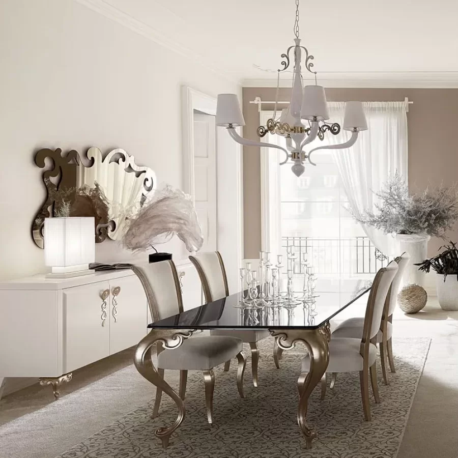 Raffaello Dining Table by Cantori, dining table set, 150 to 210 cm wide