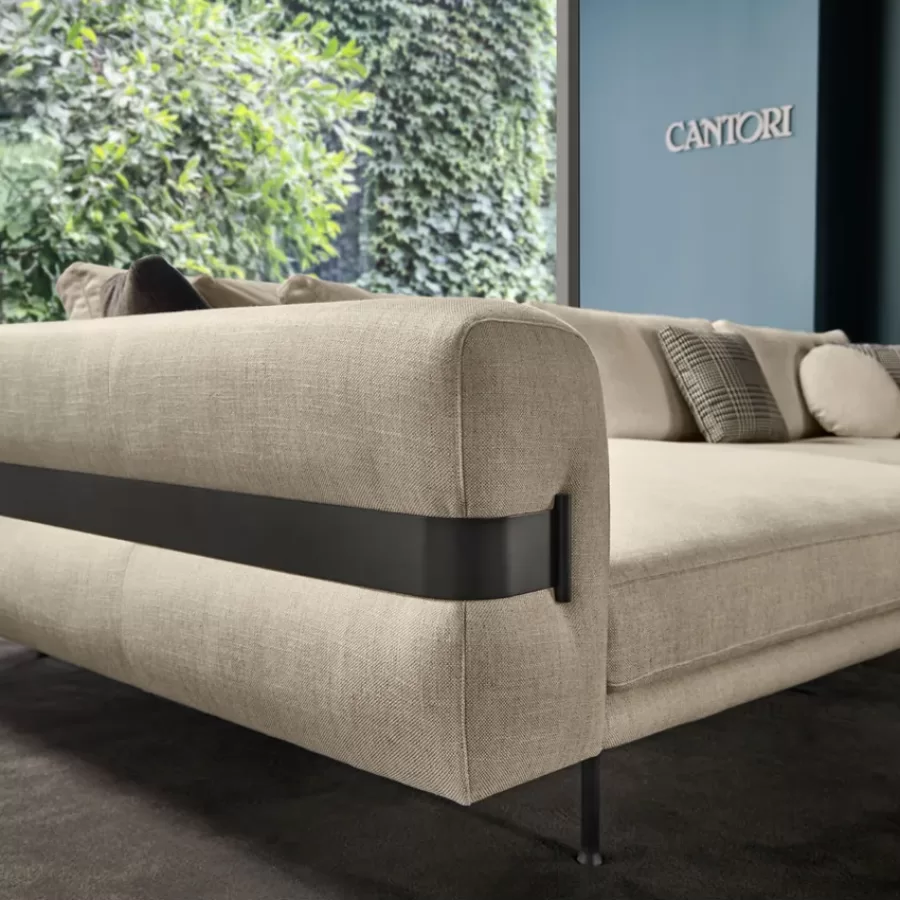 Valley Modular Sofa by Cantori, Italian furniture company for the living room, corner sofa
