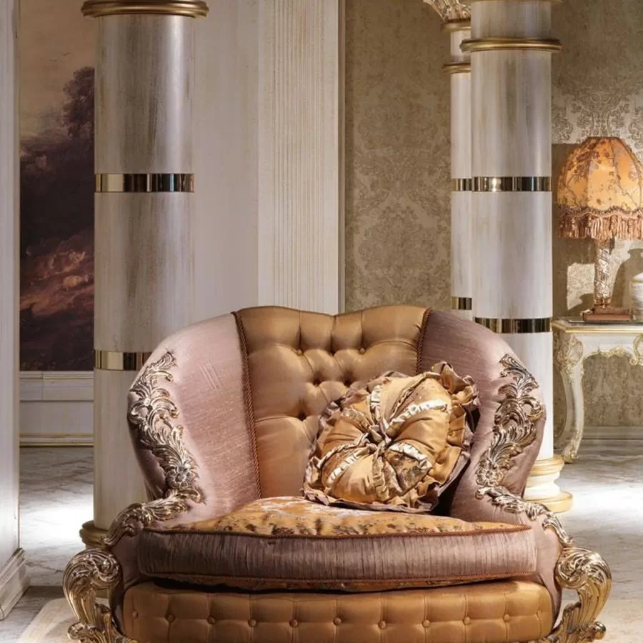 Royal Armchair RY171 by Cappelletti, accent chair, luxury armchair, 145 cm wide