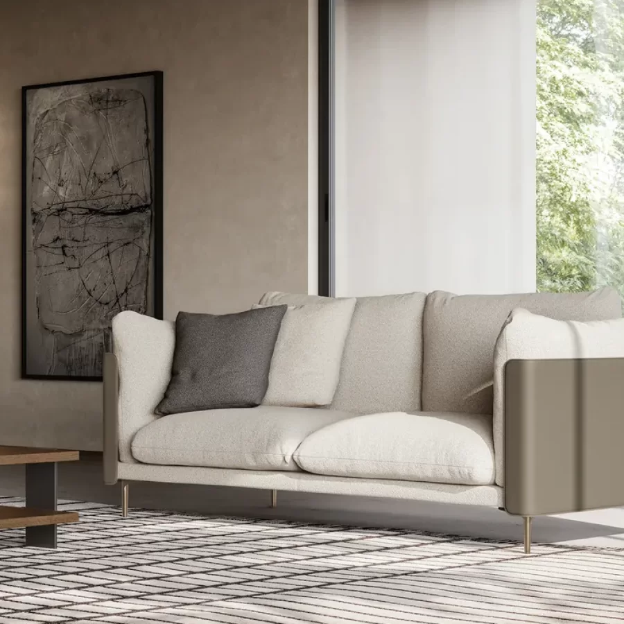Settanta Sofa by Dall'Agnese, leather couch, up to 337 x 145 cm