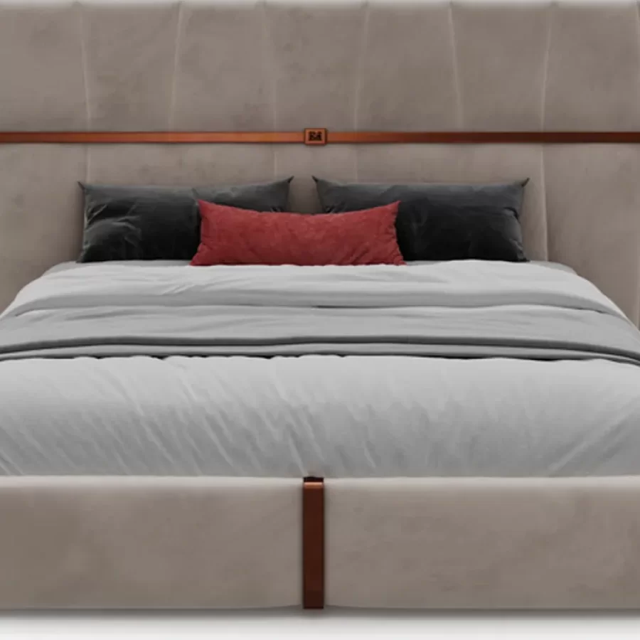 Epidote Bed by Epoque, Italian furniture company for the bedroom, with storage