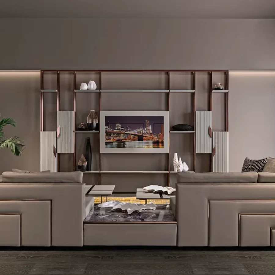 Mochi Sofa by Epoque, Italian furniture company for the living room, corner sofa