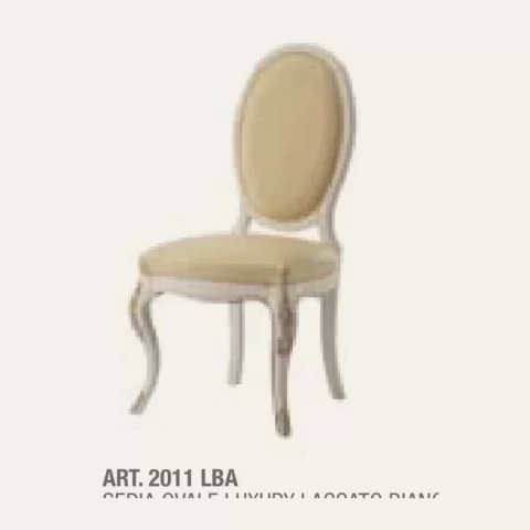 Gran Guardia Oval Dining Chair, Leather