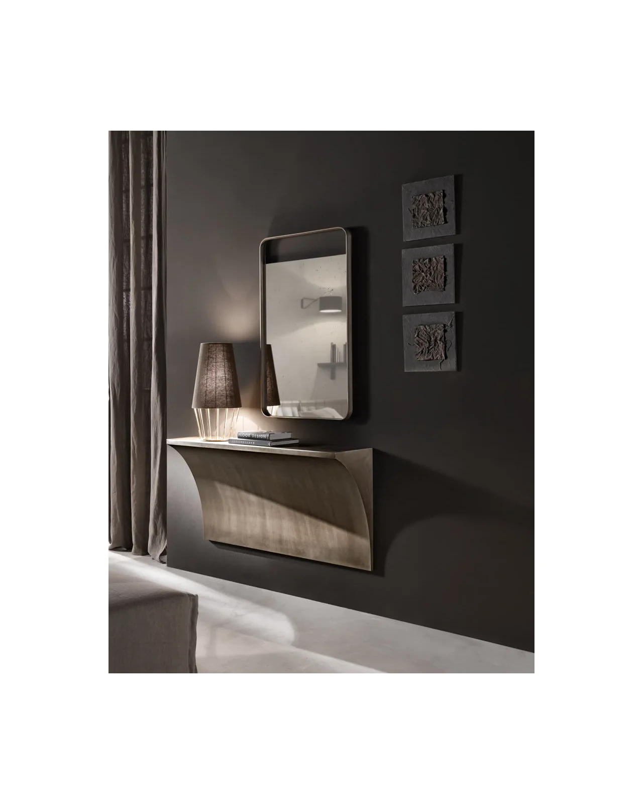 Elvis Mirror by Cantori, in an interior setting, photo 3 of 5
