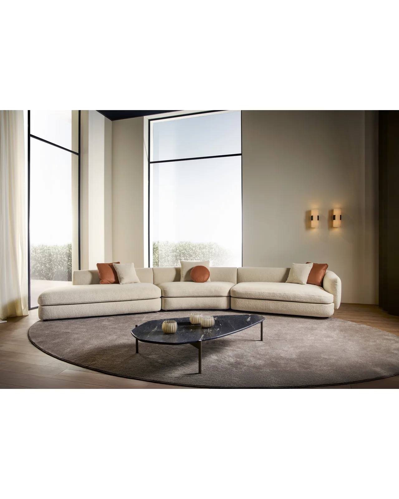 Gabrielle modular sofa by Cantori, in an interior setting, photo 6 of 8