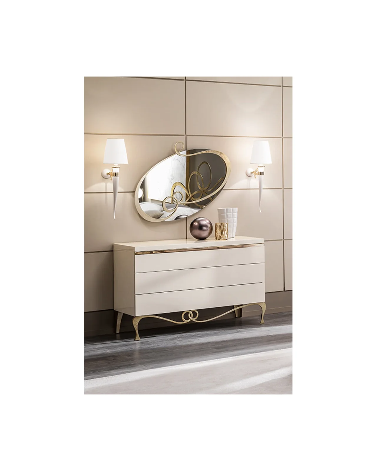 J'Adore Mirror by Cantori, in an interior setting, photo 2 of 4