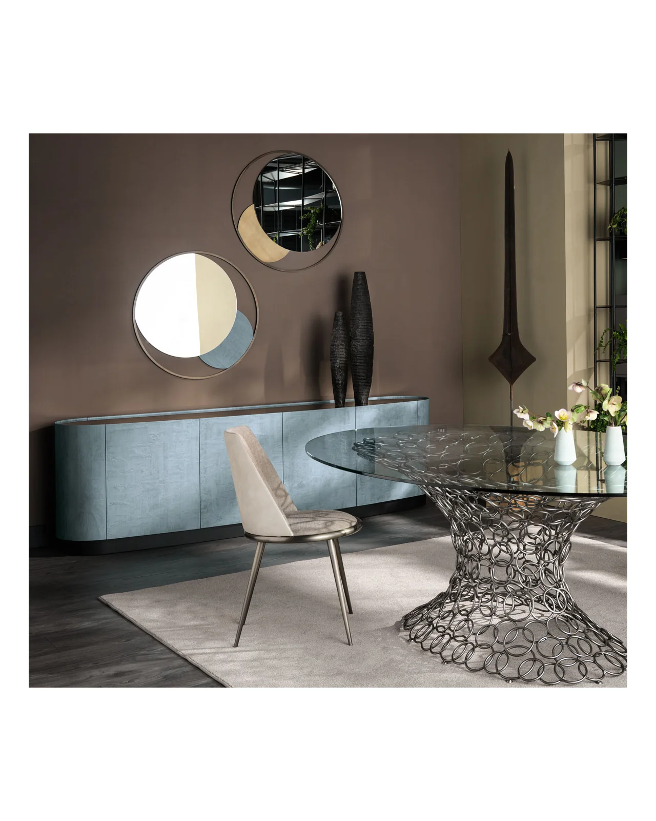 Mirto 2 sideboard by Cantori, in an interior setting, photo 2 of 10