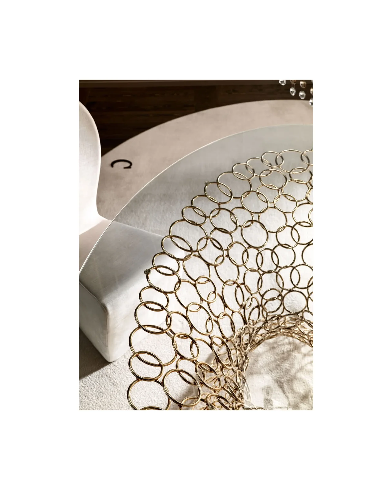 Mondrian Art Form dining table by Cantori, in an interior setting, photo 4 of 10